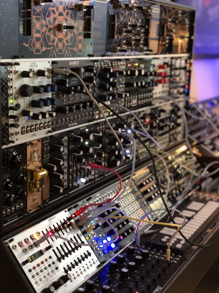 custom modular synth rack