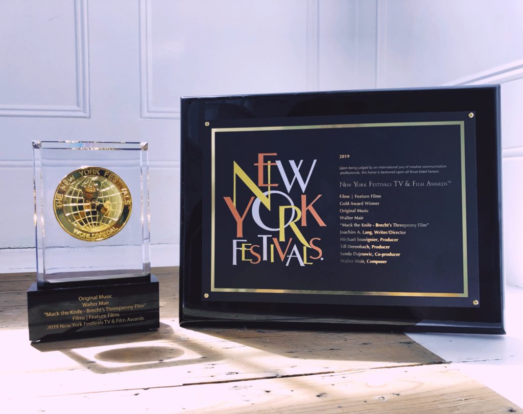 New York Festival win – Best Original Music