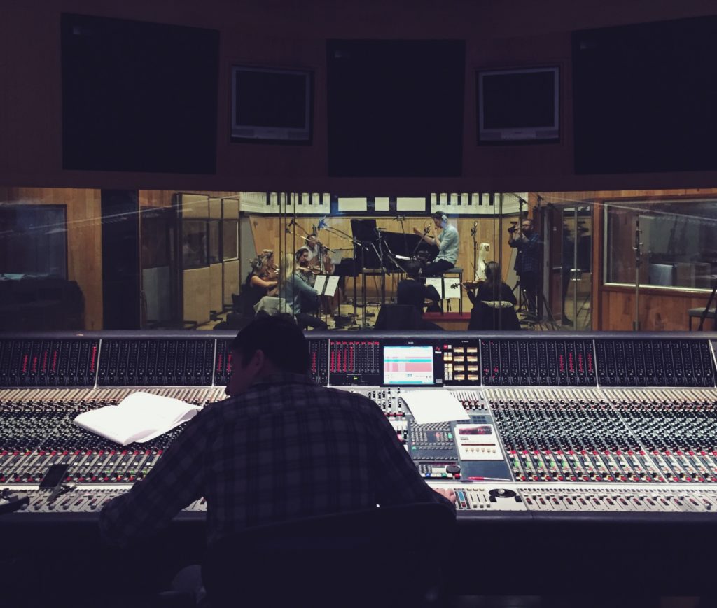 Recording for ‚The Same Sky‘ at Angel Studios